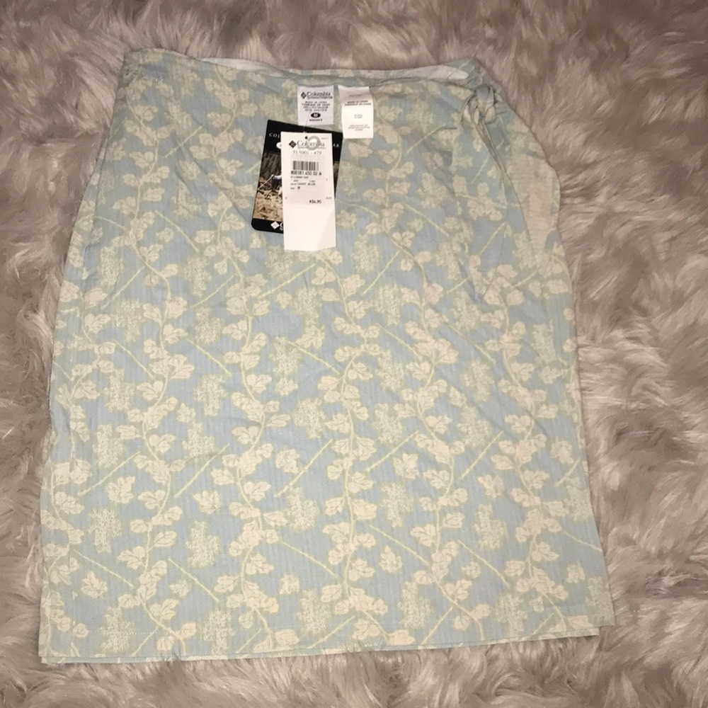 Columbia sportswear GRT wraparound skirt M blue